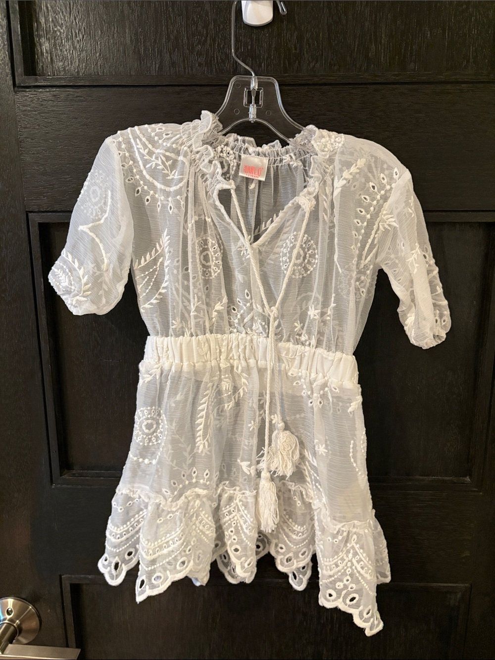 Marlo kids 1-2 years white eyelet dress dainty